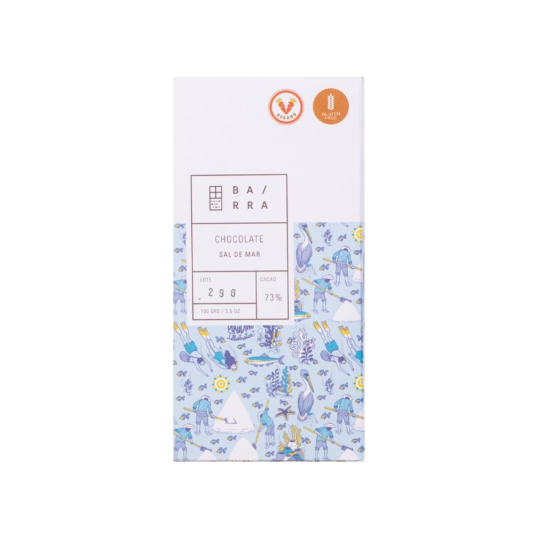 Chocolate Sal De Mar 100 grs - Barra Chocolate