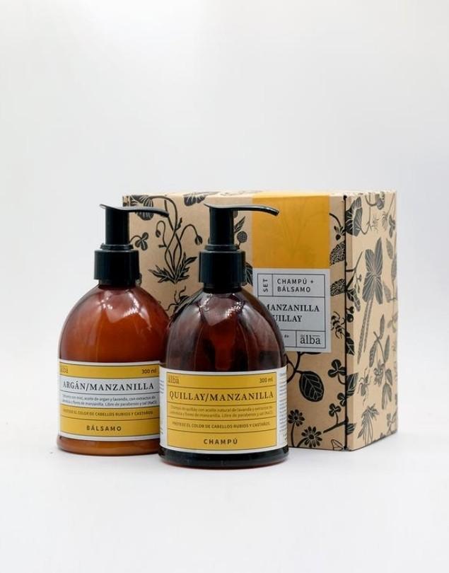 Shampoo y Acondicionador Manzanilla Quillay - Del Alba