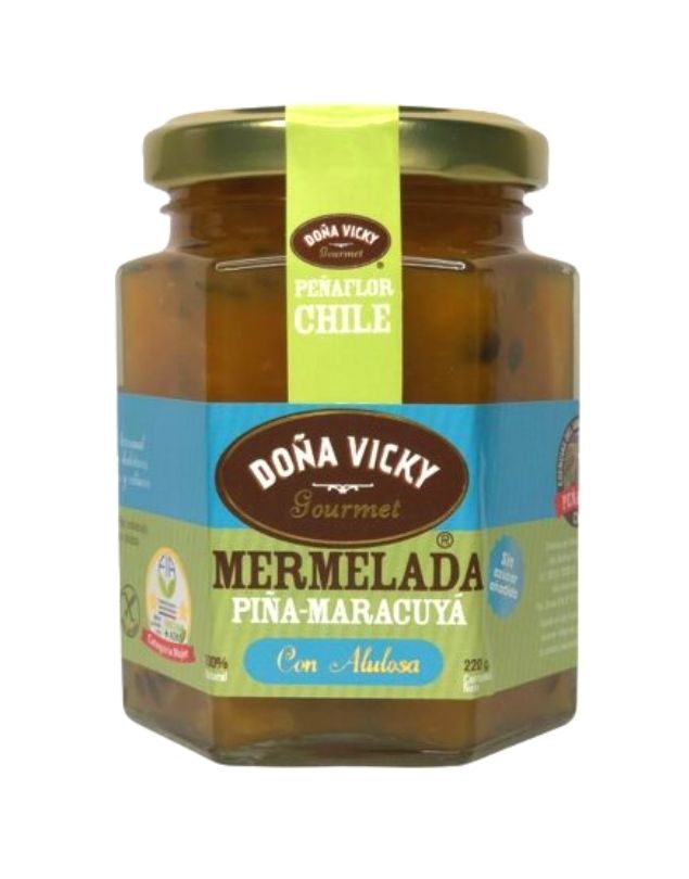 Mermelada Piña Maracuya Alulosa