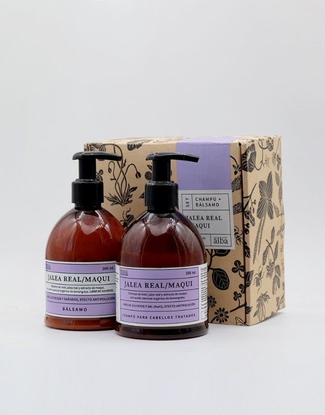 Shampoo y Acondicionador Jalea Real Maqui - Del Alba