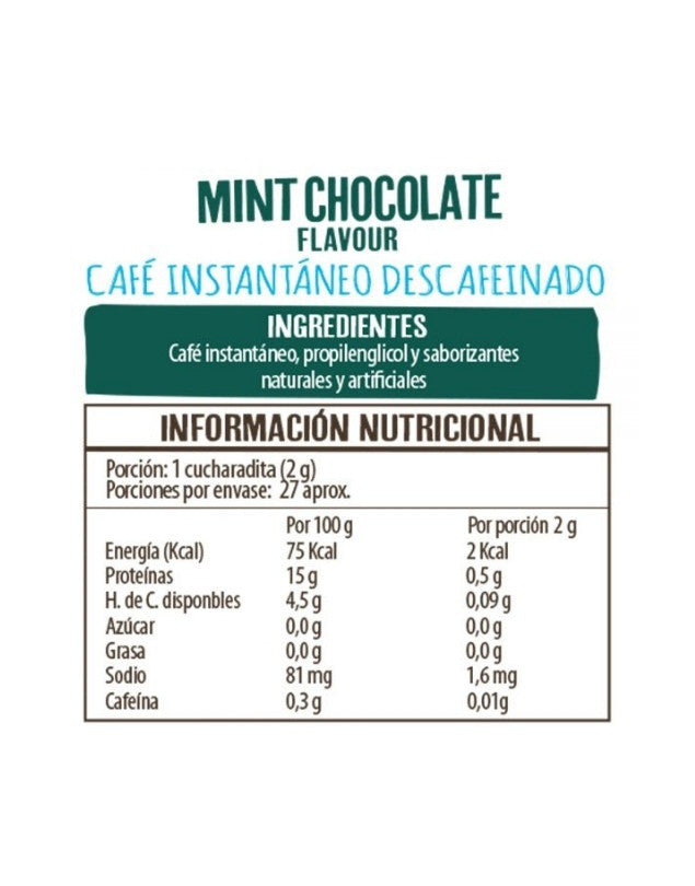 Café Decaf Mint Chocolate 50 grs - Beanies