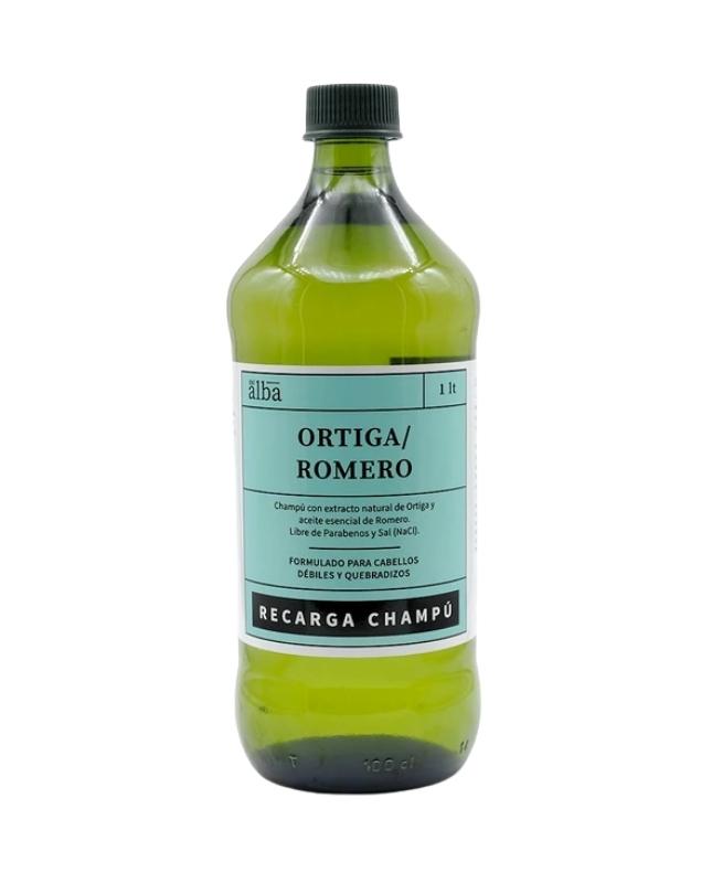 Recarga Shampoo Ortiga Romero 1 Litro - Del Alba