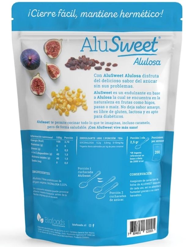 Alulosa Granulada 500 grs - Biofoods