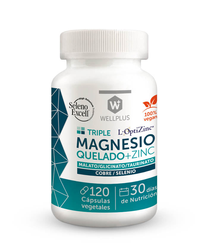 Magnesio Quelado 120 cápsulas