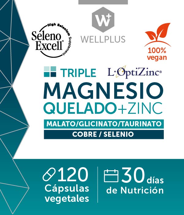 Magnesio Quelado 120 cápsulas