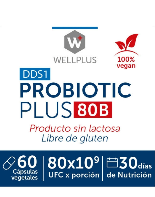 Probiótico 80 Billones 60 cápsulas