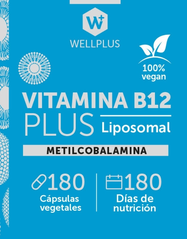 Vitamina B12 Liposomal 180 cápsulas