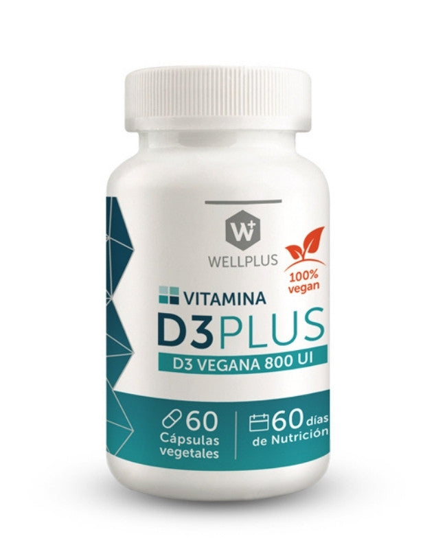 Vitamina D3 Vegana 60 cápsulas