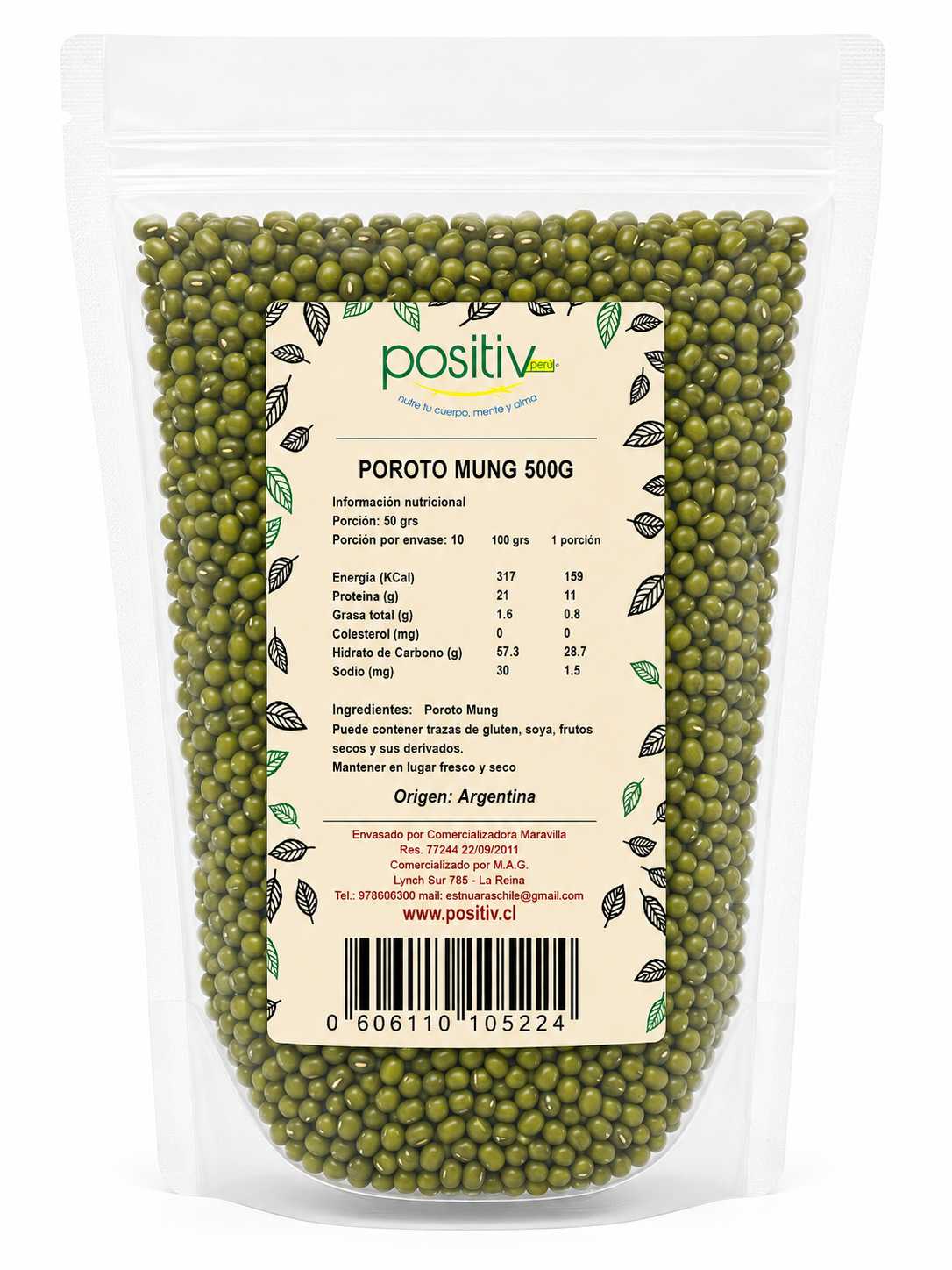 Poroto Mung 500 Grs