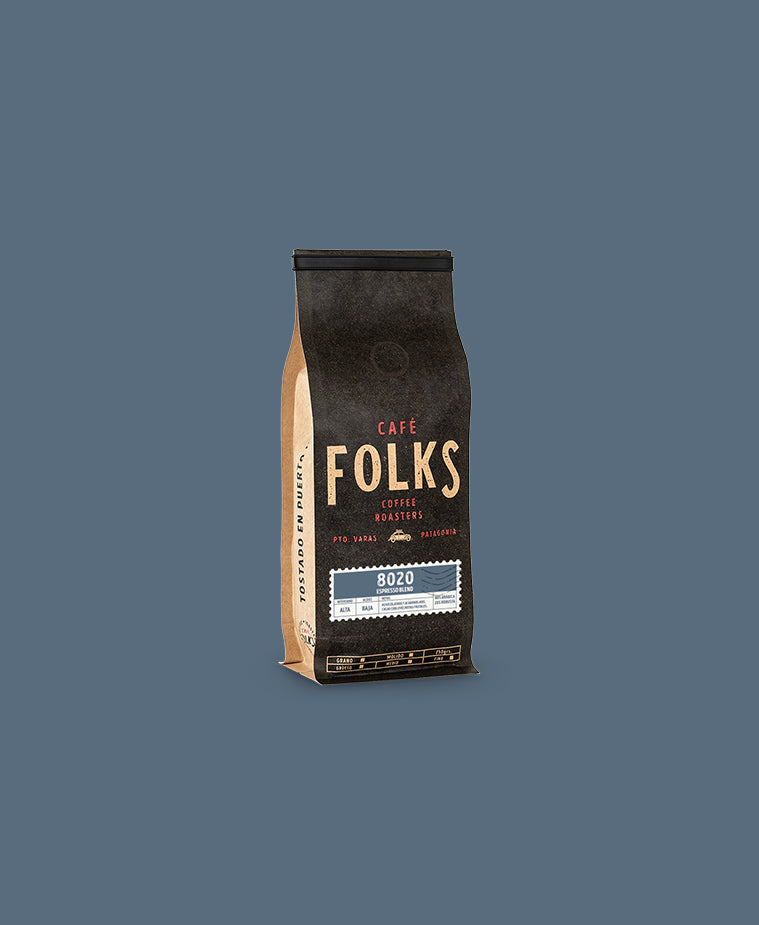Café Blend 8020 Grano 250 grs - Folks