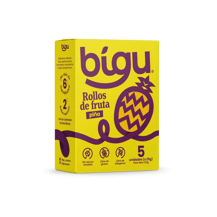 Rollitos de Piña Caja 5 un - Bigu