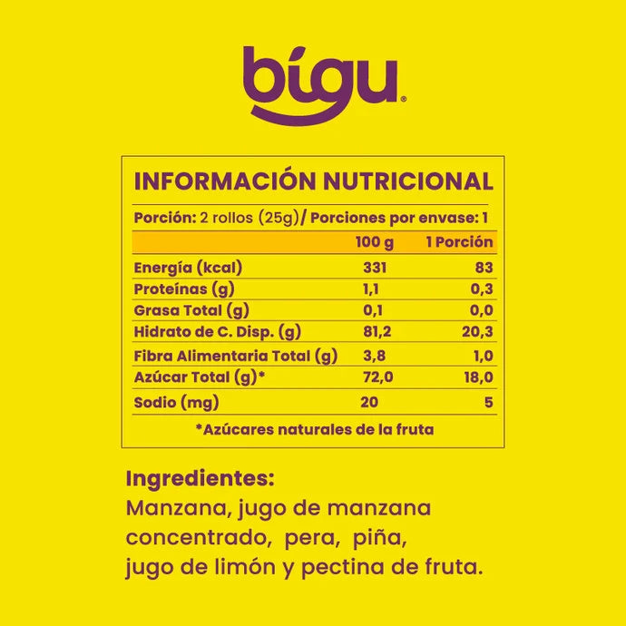 Rollitos de Piña Caja 5 un - Bigu