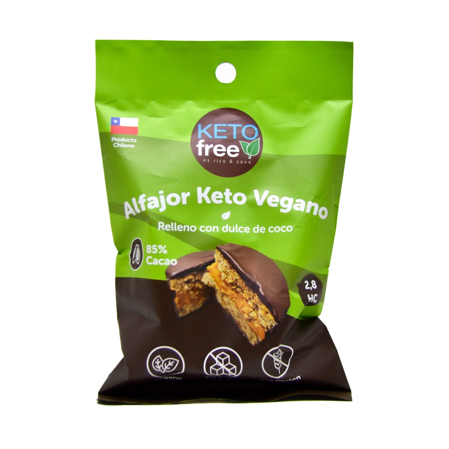 Alfajor Keto Vegano Coco - Ketofree