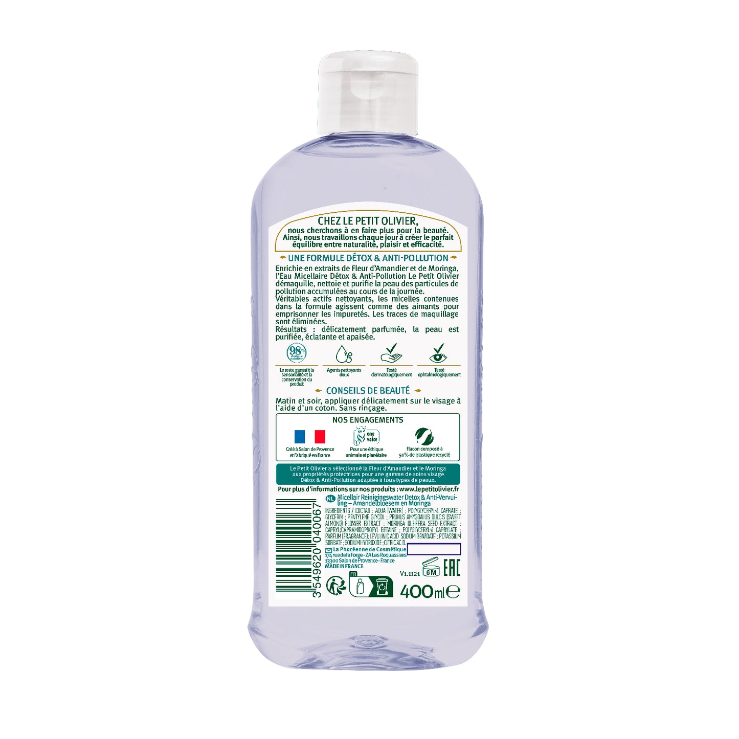 Agua Micelar Detox - Le Petit Olivier
