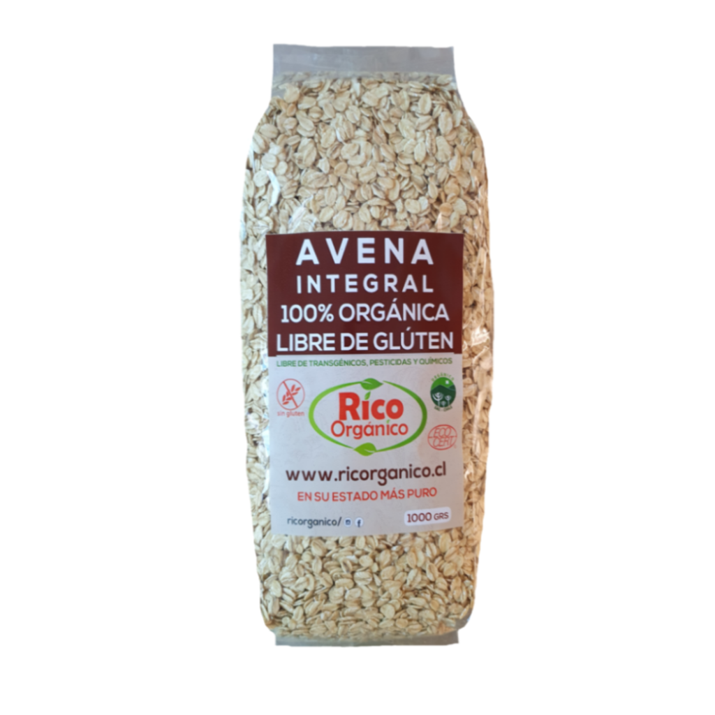 Avena Sin Gluten Orgánica 1 kilo - Rico Orgánico