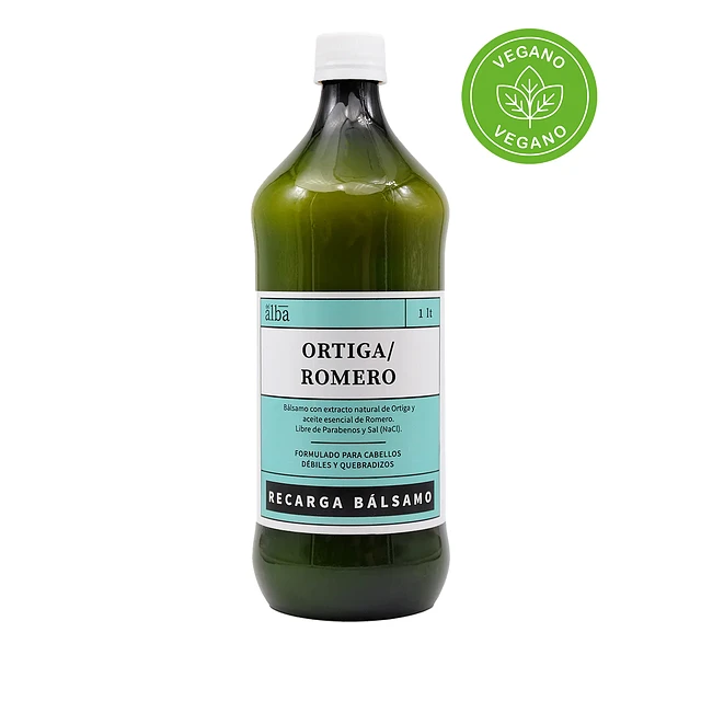 Recarga Acondicionador Ortiga Romero 1 Litro - Del Alba