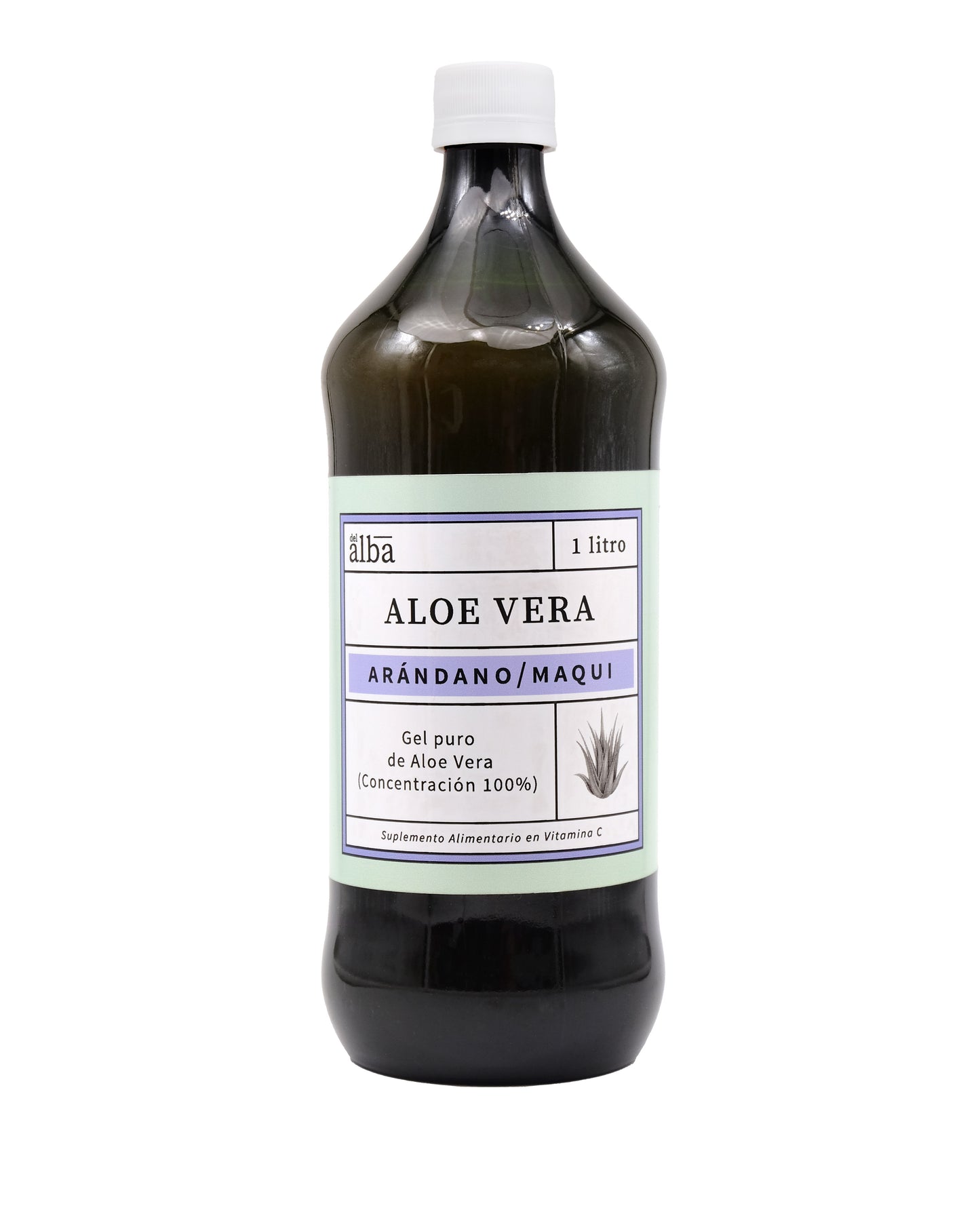 Gel Aloe Vera Arándano 1 Litro - Del Alba