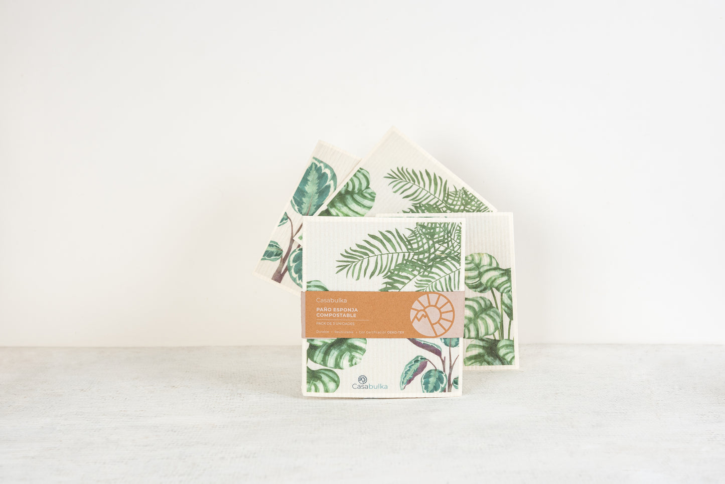 Paño Esponja Compostable 3 Unidades - CasaBulka