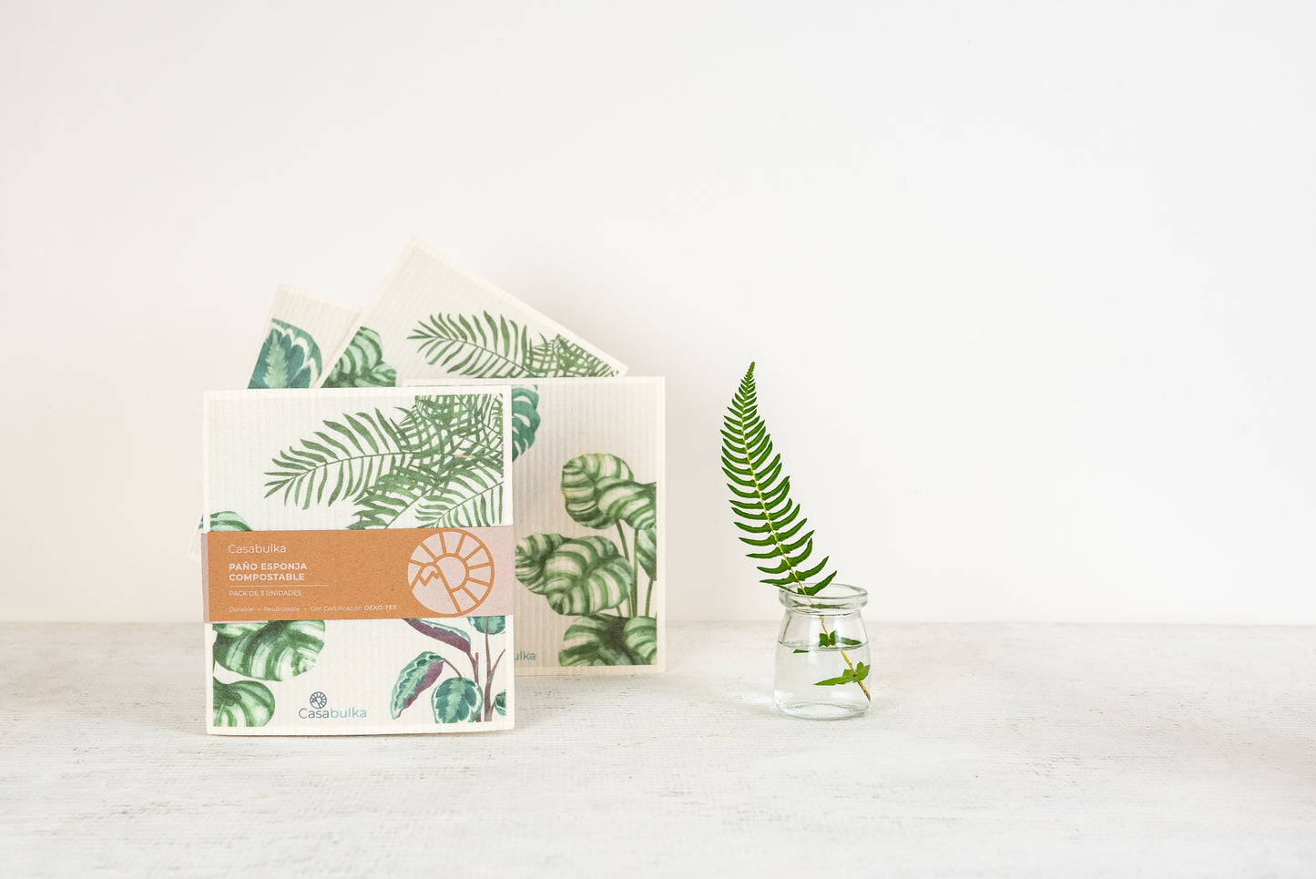Paño Esponja Compostable 3 Unidades - CasaBulka