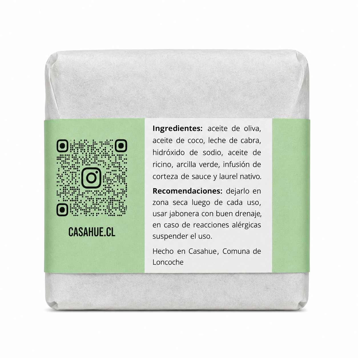 Jabón Leche de Cabra Arcilla Verde 100 grs