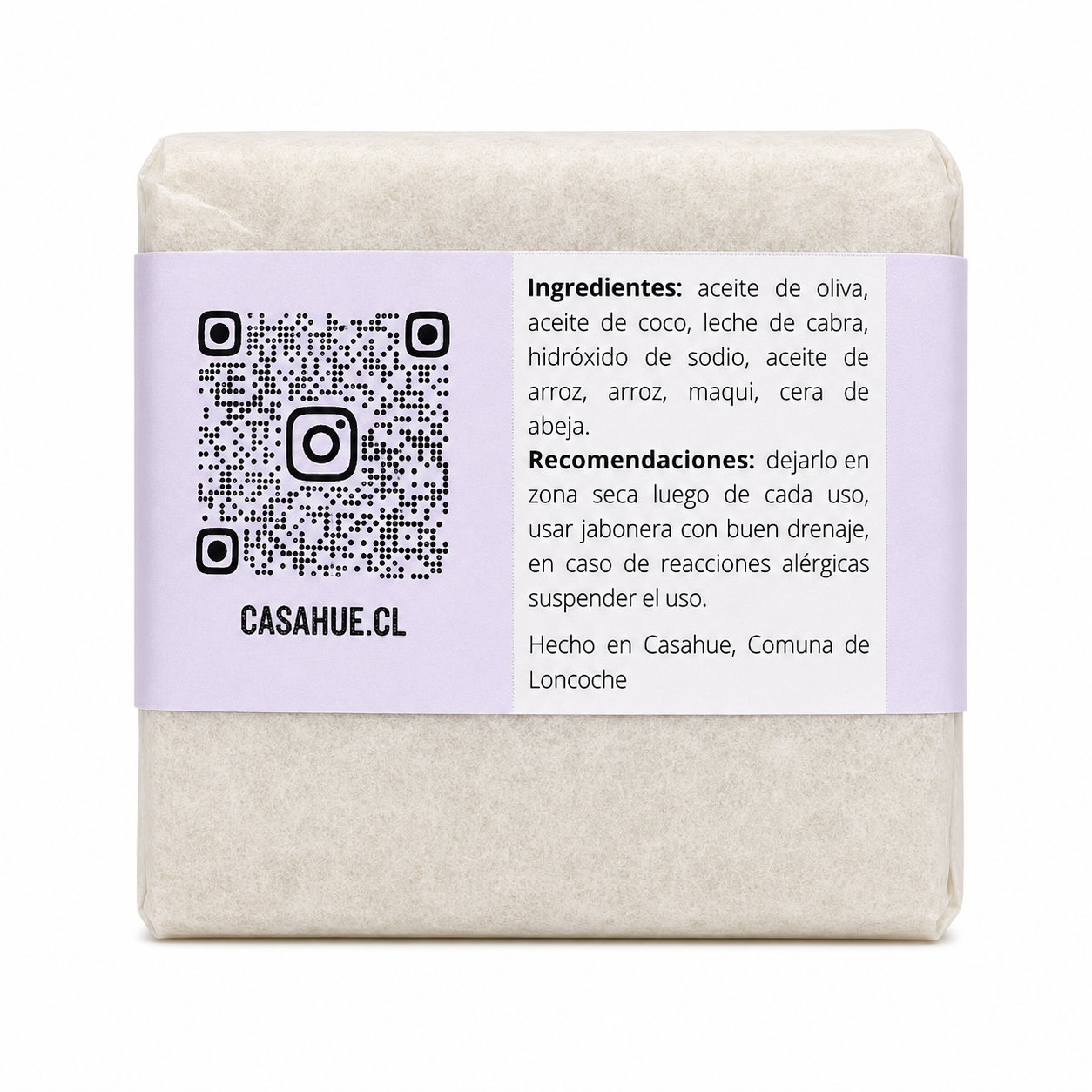 Jabón Leche de Cabra Arroz Maqui 100 grs