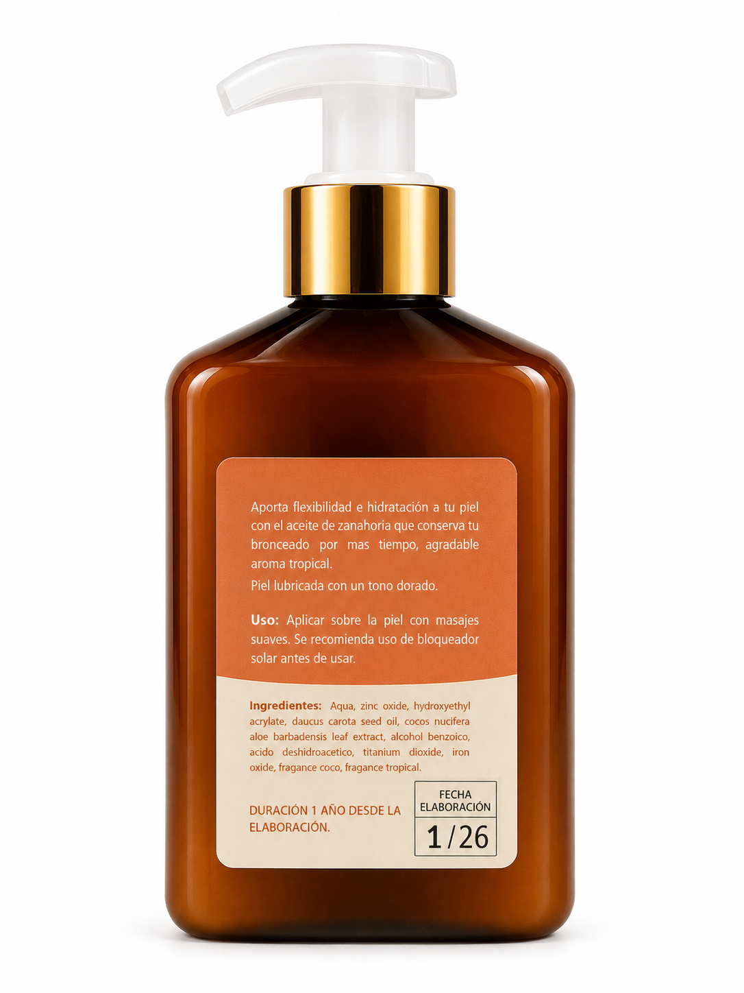 Crema Bronceadora Coco y Tiare 250 grs