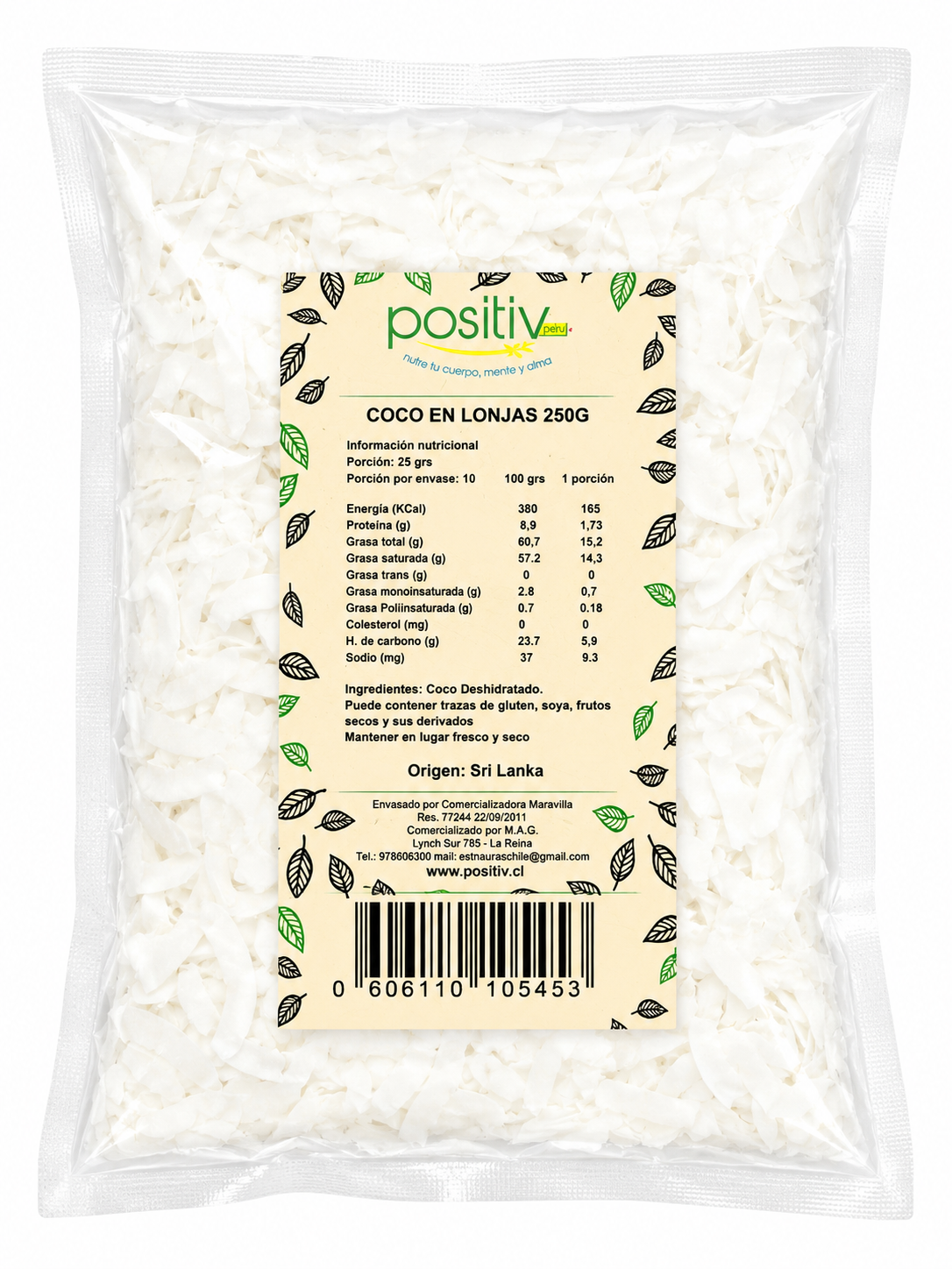 Coco Lonjas 250 grs
