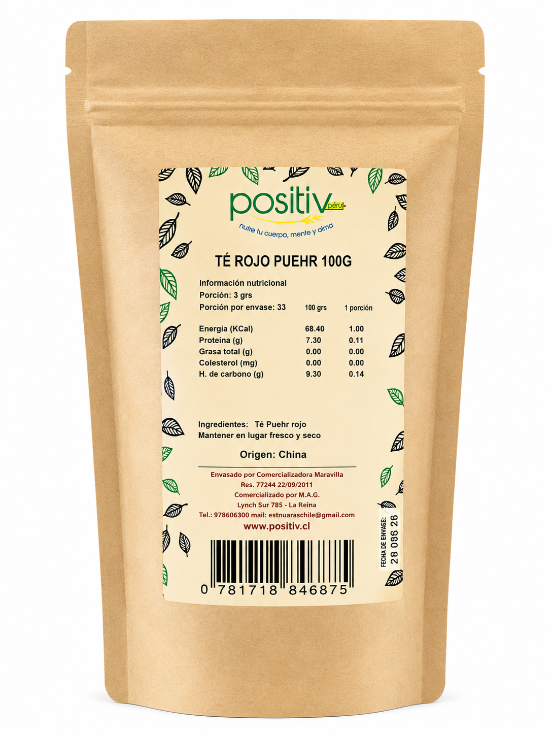 Te Pu-Erh 100 Grs