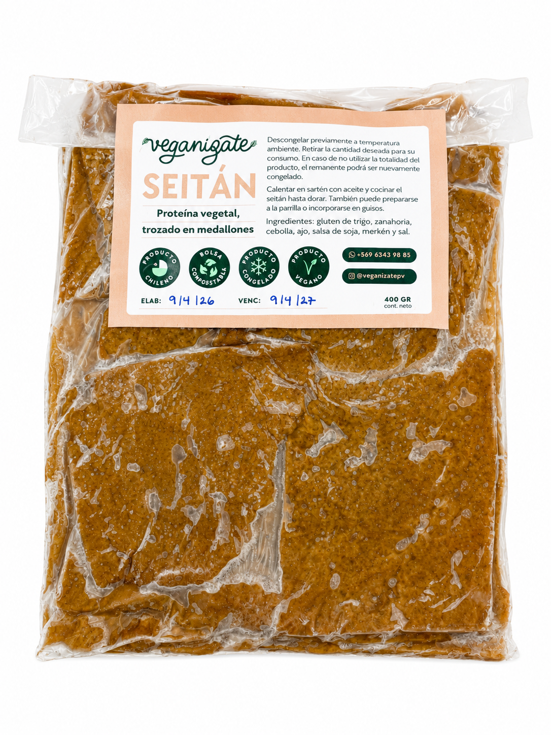 Seitán 400 grs