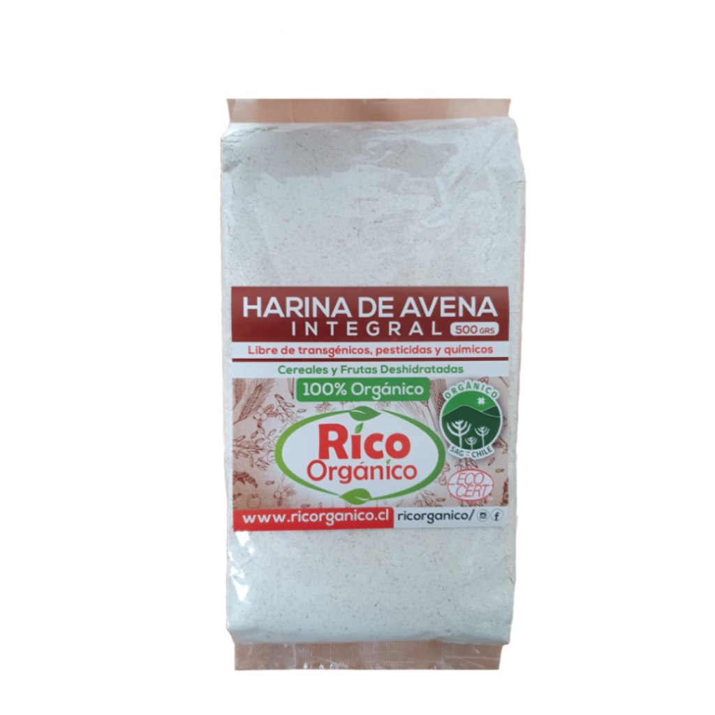 Harina de Avena Orgánica 500 grs - Rico Orgánico