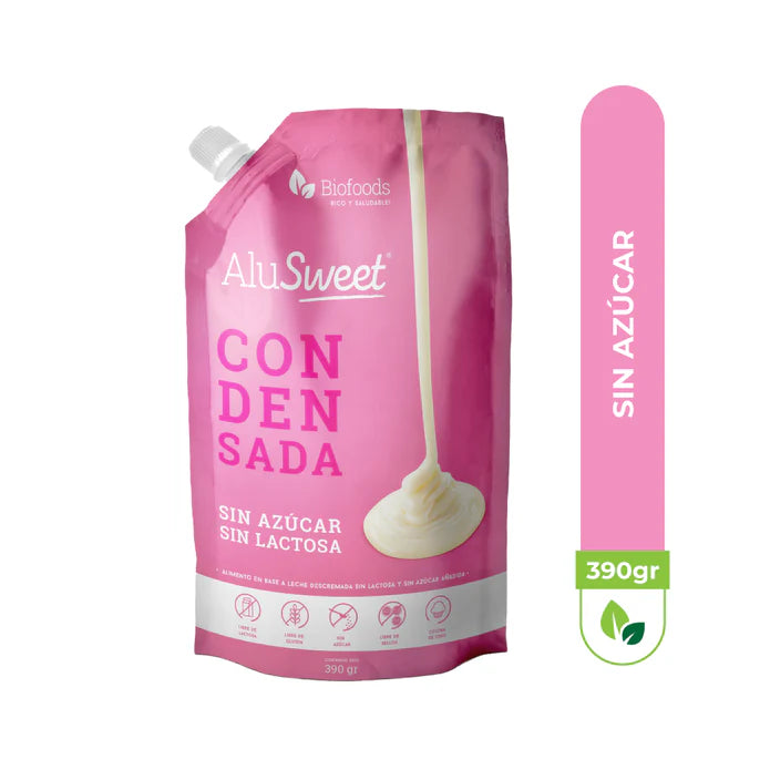 Leche Condensada Sin Azúcar 390 grs - Biofoods