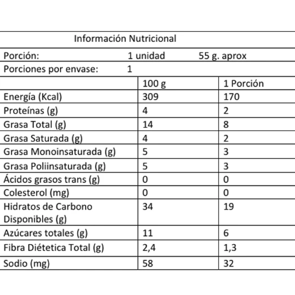 Súper Bizcocho 55 grs - Supersnack