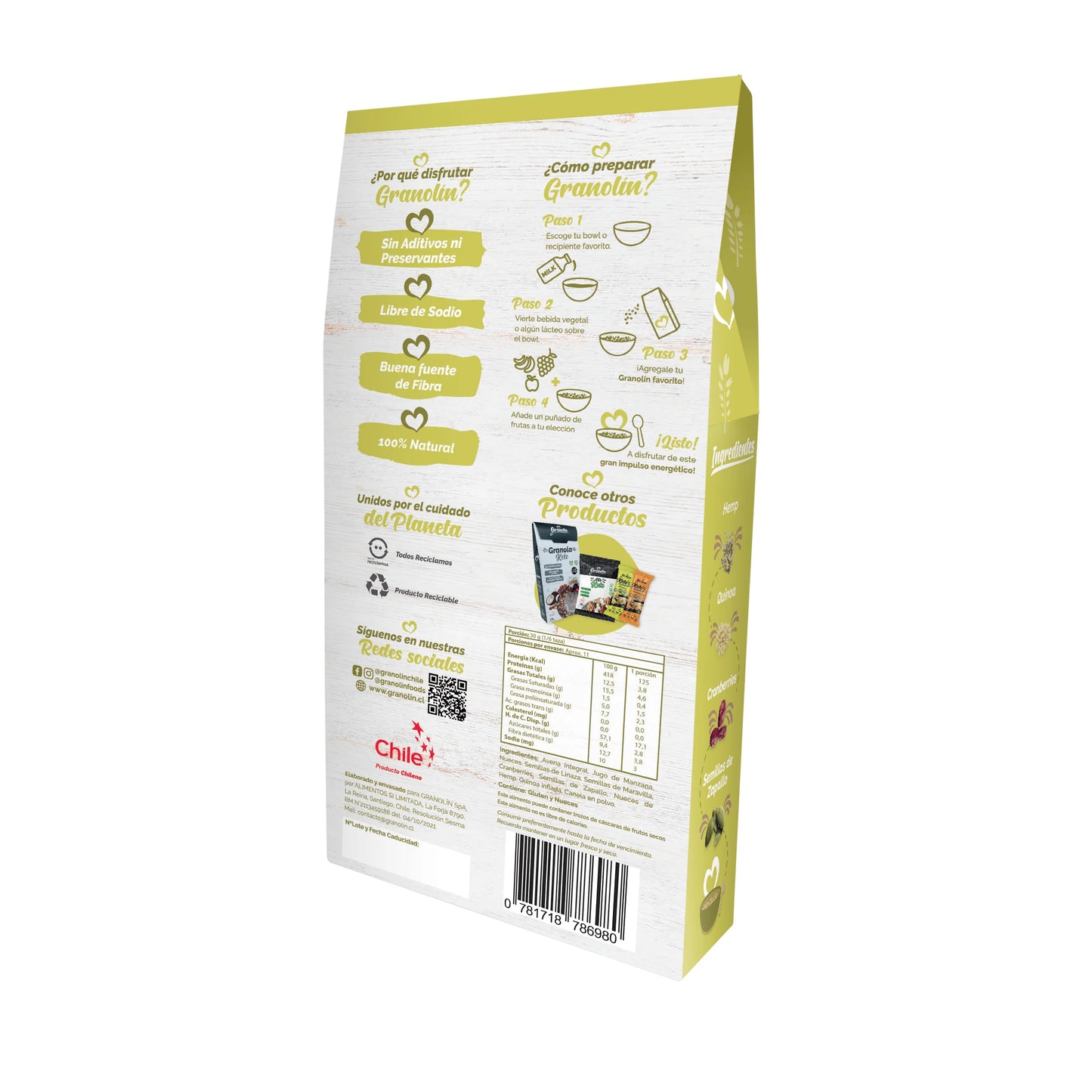 Granola Proteica 300 grs