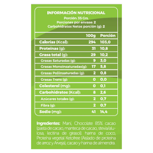 Energy Ball Vegana Proteina 2 unidades - Ketofree