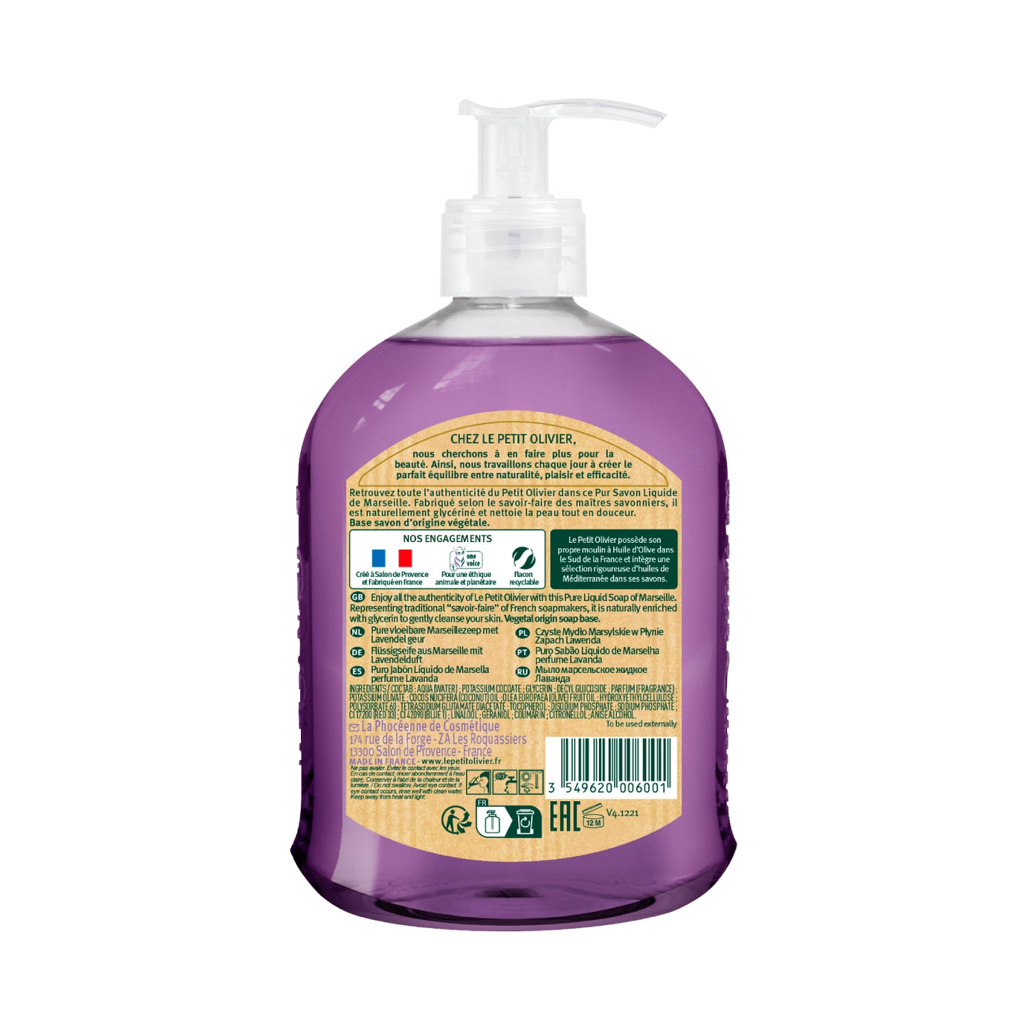 Jabón Líquido Lavanda 300 ml - Le Petit
