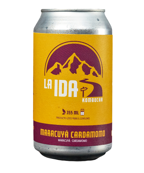 Kombucha Maracuyá Cardamomo 355 cc - La Ida