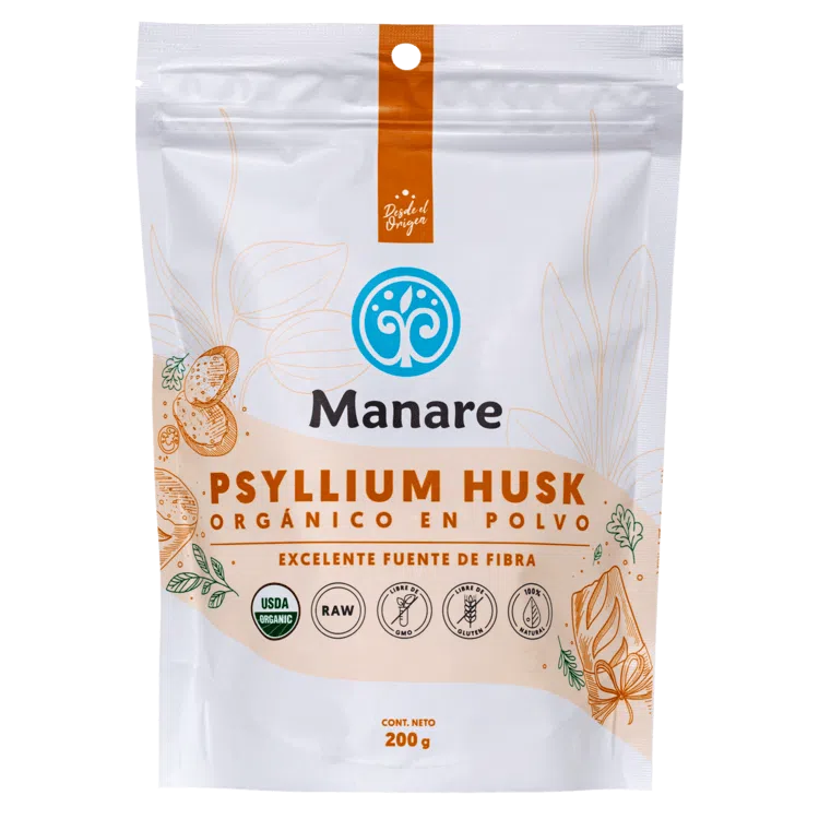 Psyllium Orgánico 200 grs - Manare