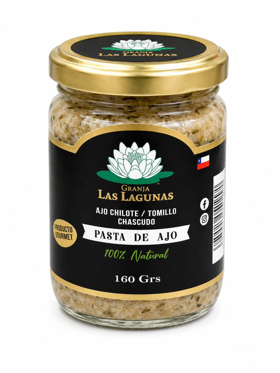 Pasta de Ajo Chilote con Tomillo 160 grs