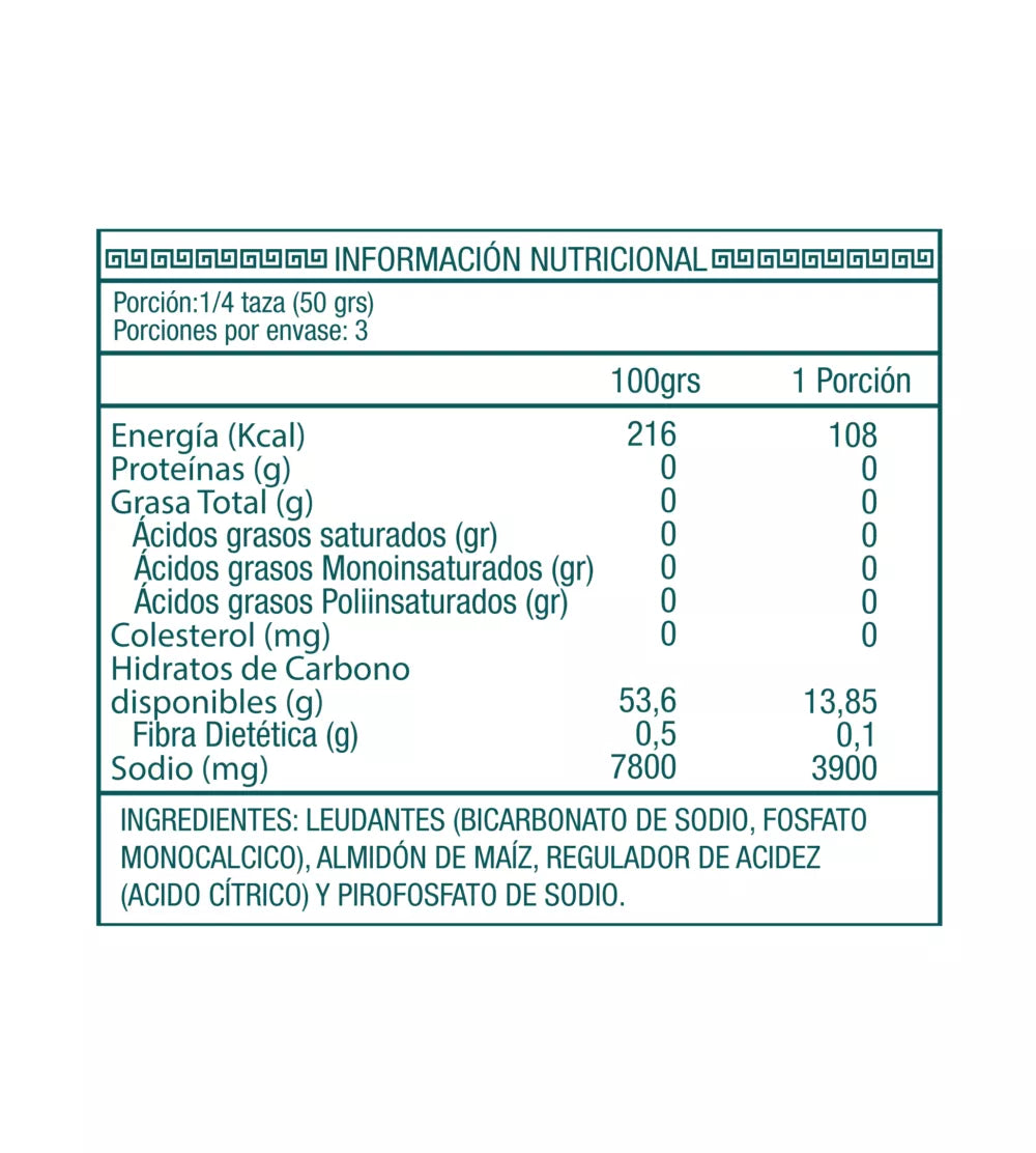 Polvos de Hornear 150 grs