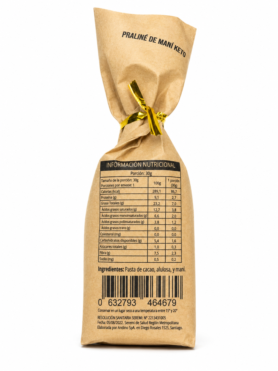 Bombón Praline Maní 30 grs