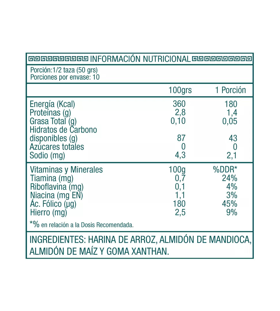Premezcla 3 harinas 500 grs