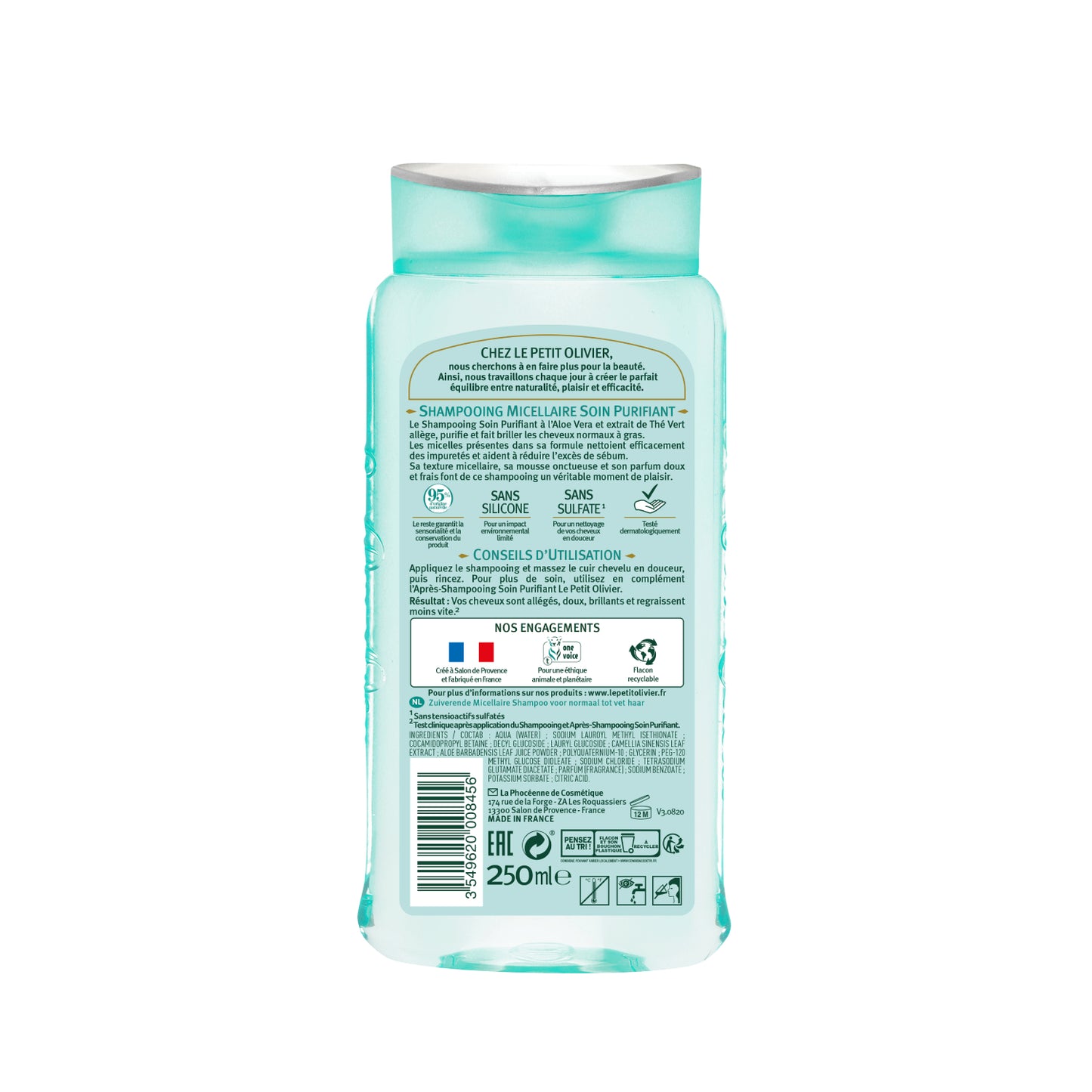 Shampoo Aloe Y Te Verde Cabello Mixto