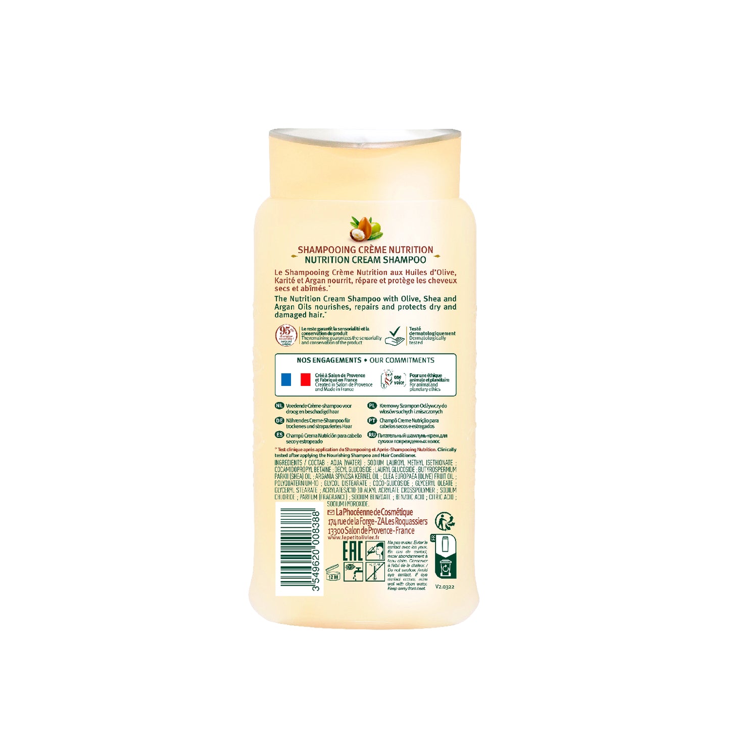 Shampoo Cabello Seco Y Dañado Le Petit