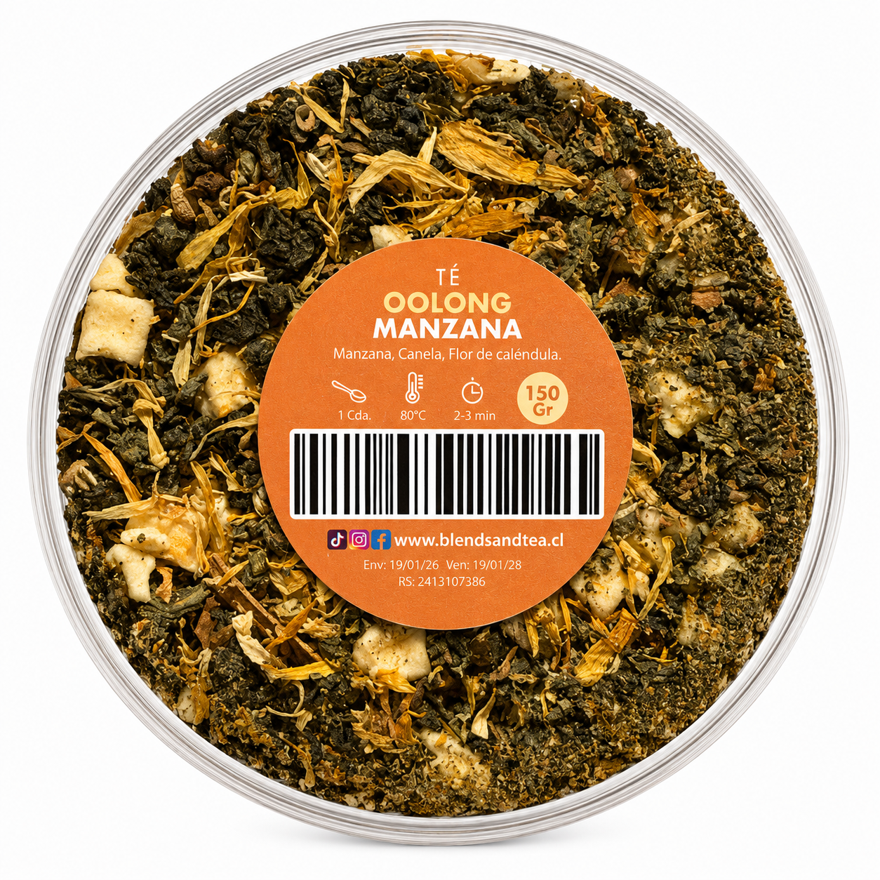 Té Oolong Manzana Canela 100 grs