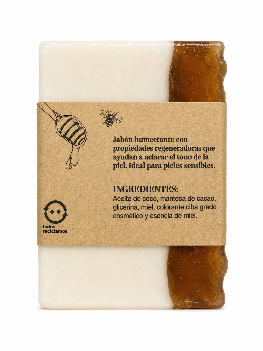 Jabón Natural Miel 130 grs
