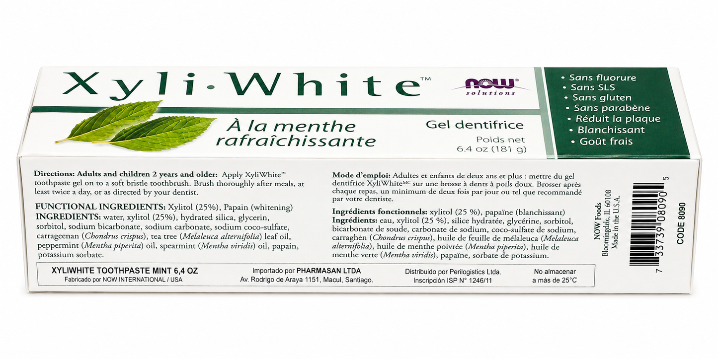 Pasta de Dientes Xyli White Menta 181 grs