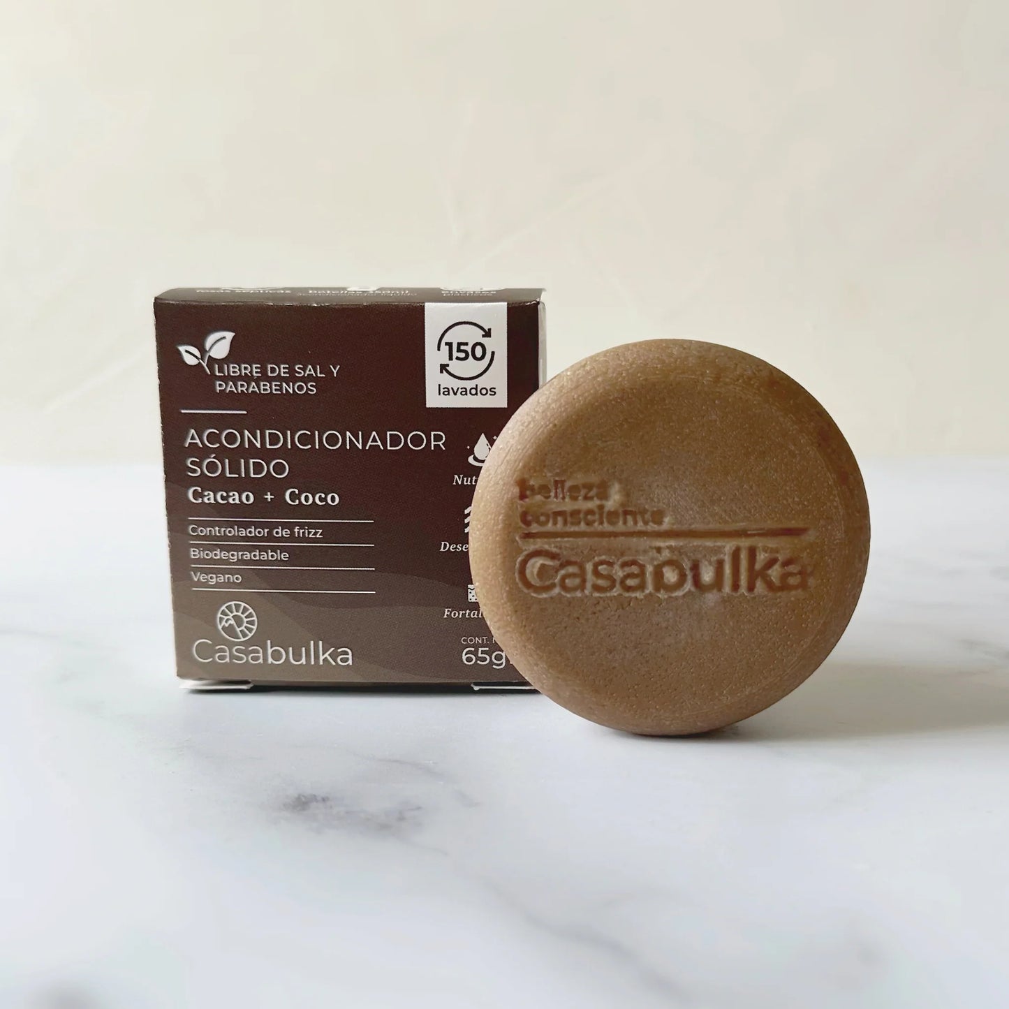 Acondicionador Sólido Cacao Coco 65 grs