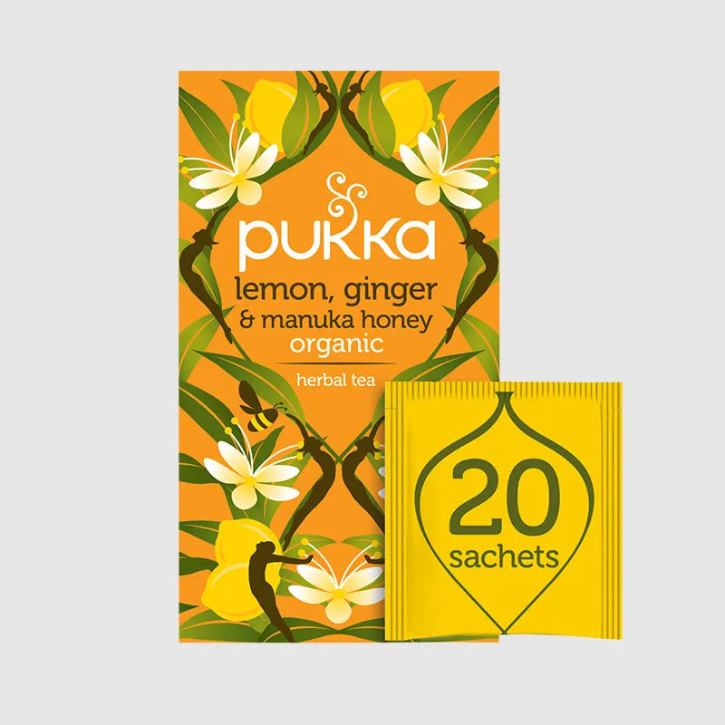 Infusión Lemon Ginger & Manuka Honey - Pukka