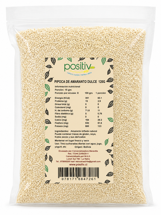 Pipoca Amaranto Dulce 120 Grs