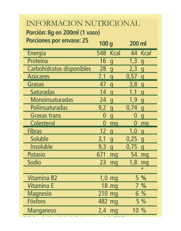 Leche Almendra Veggimilk 200 grs - Aquasolar
